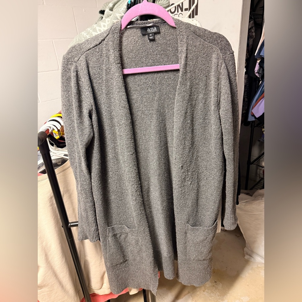 a.n.a Charcoal Women's Cardigan Sweater